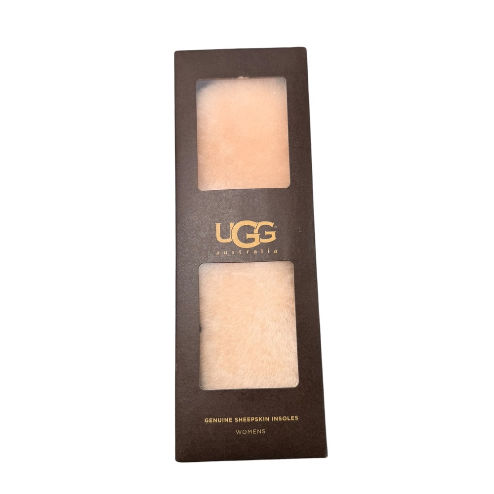 UGG Australia Womens Genuine Sheepskin Insoles White 9501 W Size 7 NEW